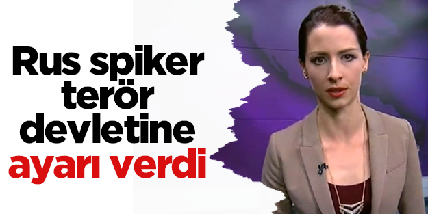 Rus spikerden terör devleti İsrail'e ayar