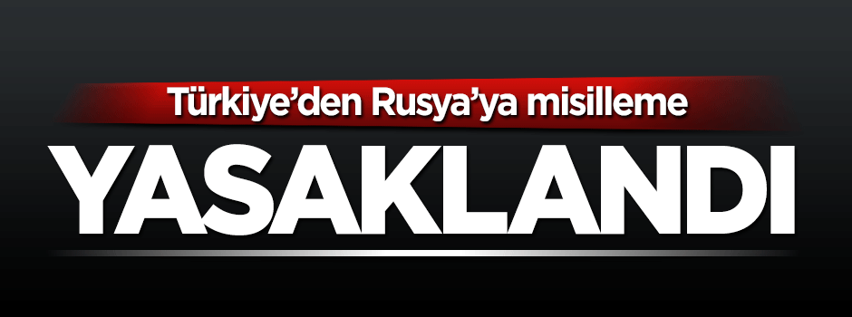 Rus TIR'larının Türkiye topraklarına girmesi yasaklandı