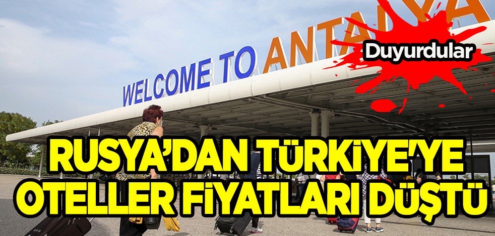 Rus tur operatörleri açıklama yaptı! Rusya’dan Türkiye'ye akın akın gelen vatandaşlara oteller fiyat düşürdü