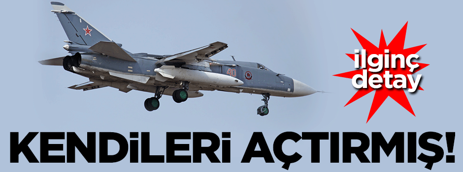 Rus uçağında ilginç detay! kendileri açtırmış