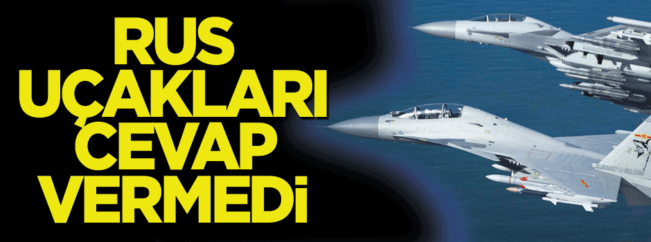 Rus uçakları İngiltere'ye cevap vermiyor
