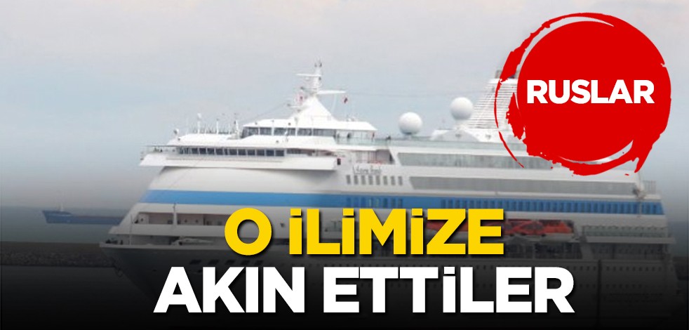 Ruslar o ilimizi çok sevdi! Araplar gibi Rus turistler de Türkiye için kruvaziyer gemi ile yeniden akın akın Samsun'da