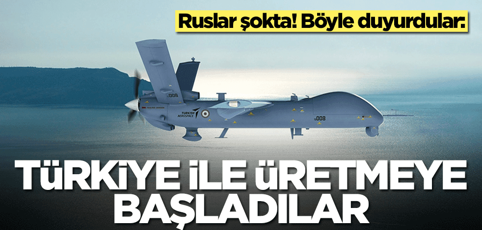 Ruslar şokta! Böyle duyurdular: Türkiye ile ANKA üretmeye başladılar