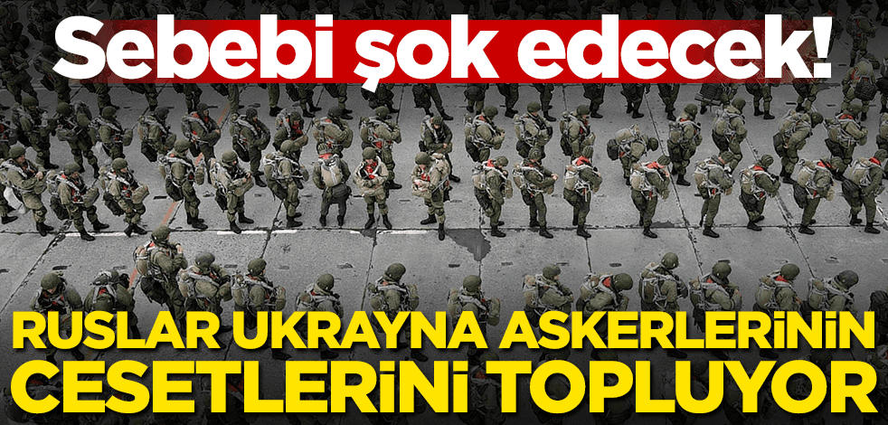 Ruslar Ukrayna askerlerinin cesetlerini topluyor! Sebebi şok edecek