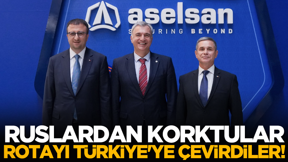 Ruslardan korktular, rotayı Türkiye'ye çevirdiler!