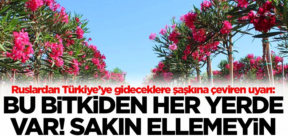  Ruslardan Türkiye'ye gideceklere şaşkına çeviren uyarı: Onu görürseniz! Sakın dokunmayın