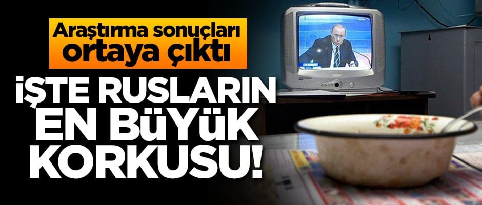Rusların en büyük korkusu ortaya çıktı
