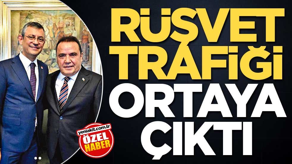 Rüşvet trafiği ortaya çıktı