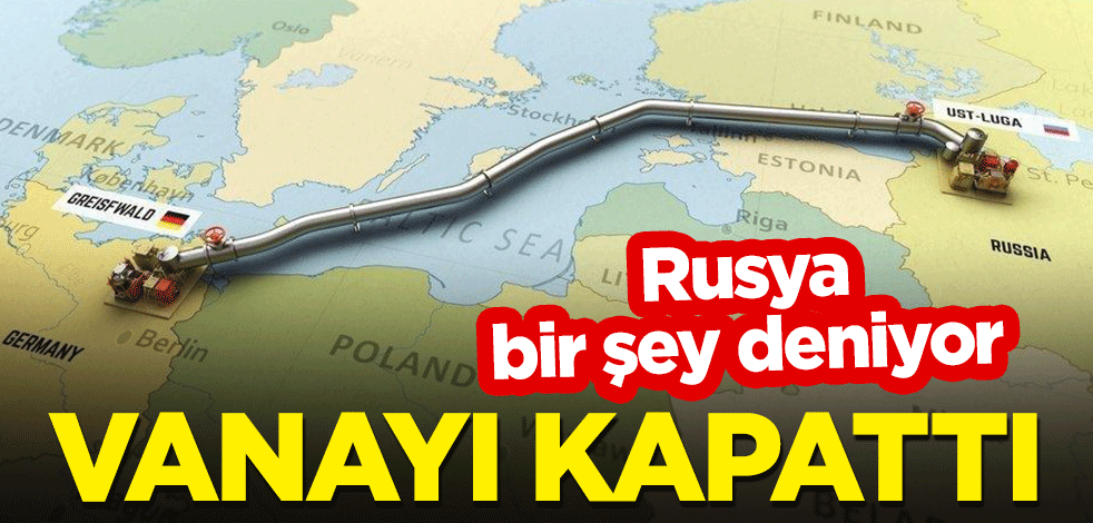 Rusya, Avrupa'ya vanayı kapattı