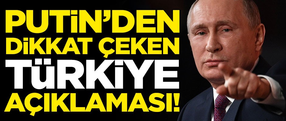 Rusya Devlet Başkanı Putin'den flaş Türkiye açıklaması! "Türklerle her gün iletişim kuruyoruz"