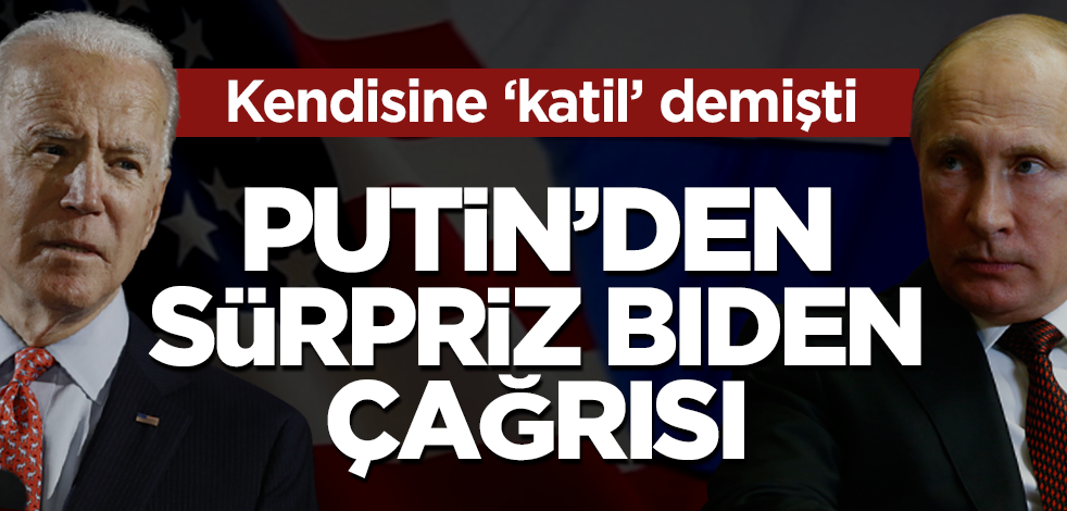 Rusya Devlet Başkanı Putin'den sürpriz 'Biden' açıklaması