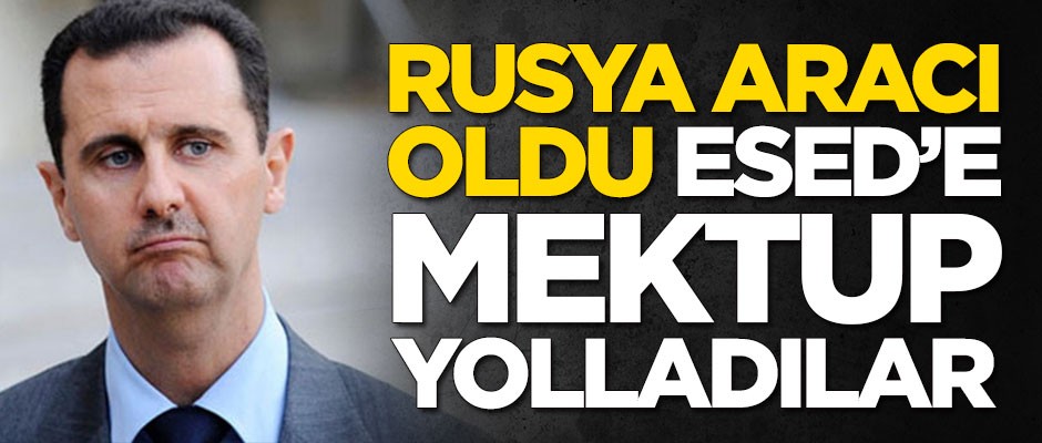 Rusya devreye girdi! Esed'e mektup yolladılar