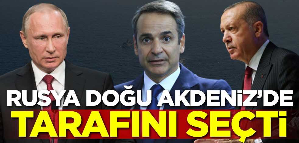 Rusya Doğu Akdeniz'de tarafını seçti