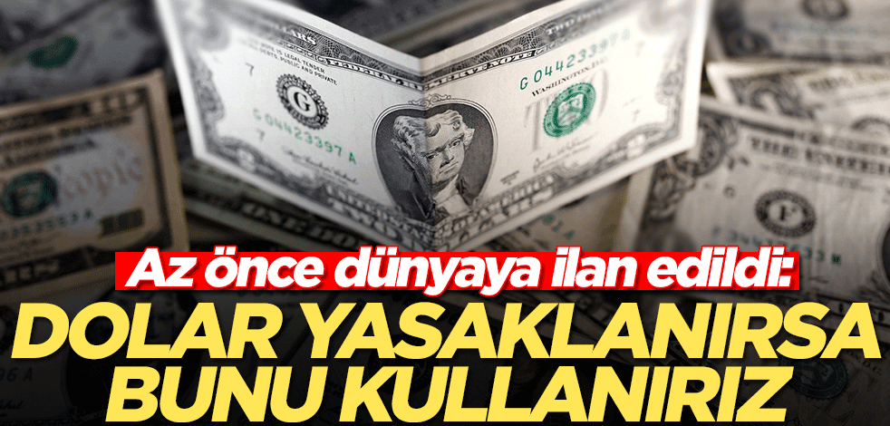 Rusya dünyaya ilan etti: Dolar yasaklanırsa bunu kullanacağız