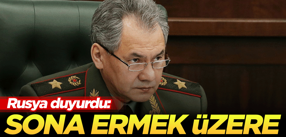 Rusya duyurdu: Sona ermek üzere