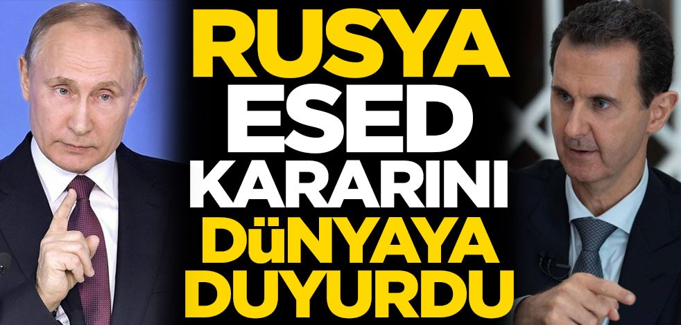 Rusya, Esed kararını tüm dünyaya duyurdu