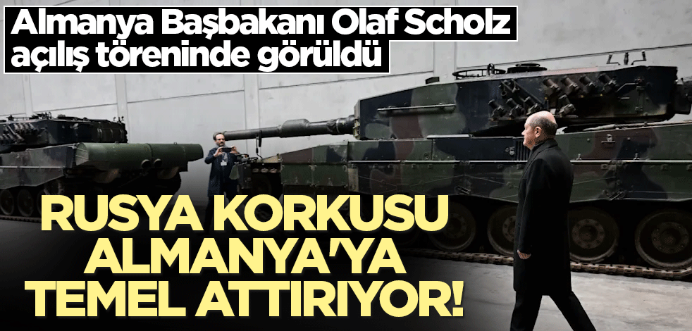 Rusya korkusu Almanya'ya temel attırıyor! Savunma sanayi yatırımlarına ağırlık verdiler