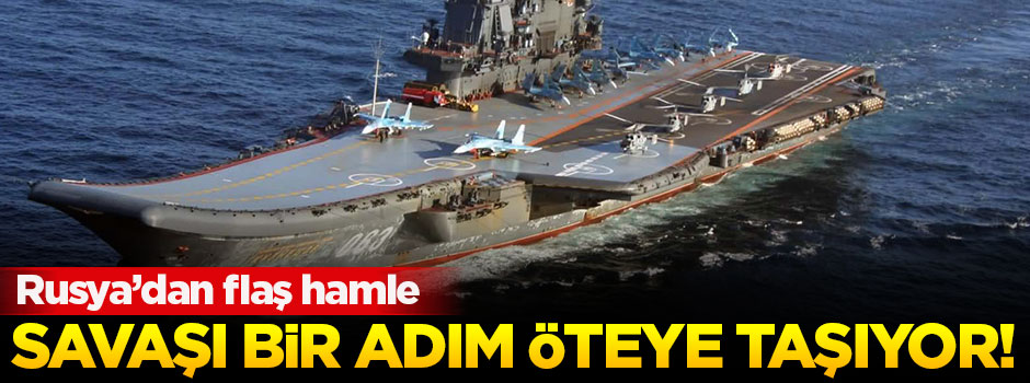 Rusya, Kuznetsov gemisini Akdeniz'e gönderiyor