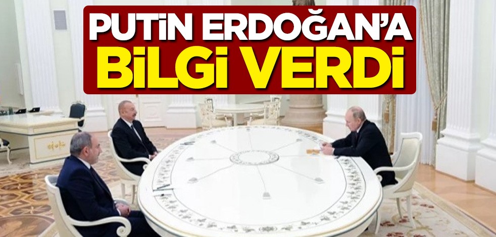 Rusya lideri Putin, Karabağ toplantısı konusunda Cumhurbaşkanı Erdoğan'ı bilgilendirdi