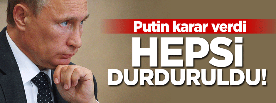 Rusya Mısır'a gerçekleşen uçuşları durdurdu