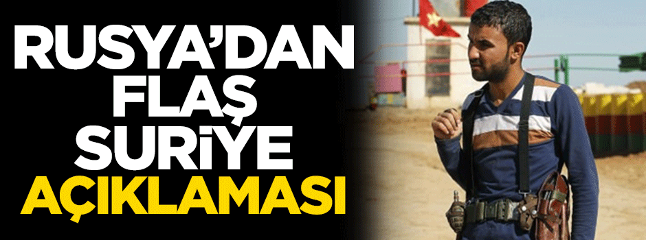 Rusya: Suriye'de Kürtlere silah vermiyoruz