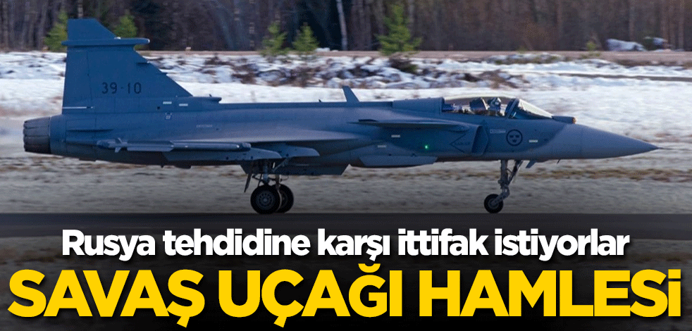 Rusya tehdidine karşı ittifak istiyorlar! Savaş uçağı hamlesi