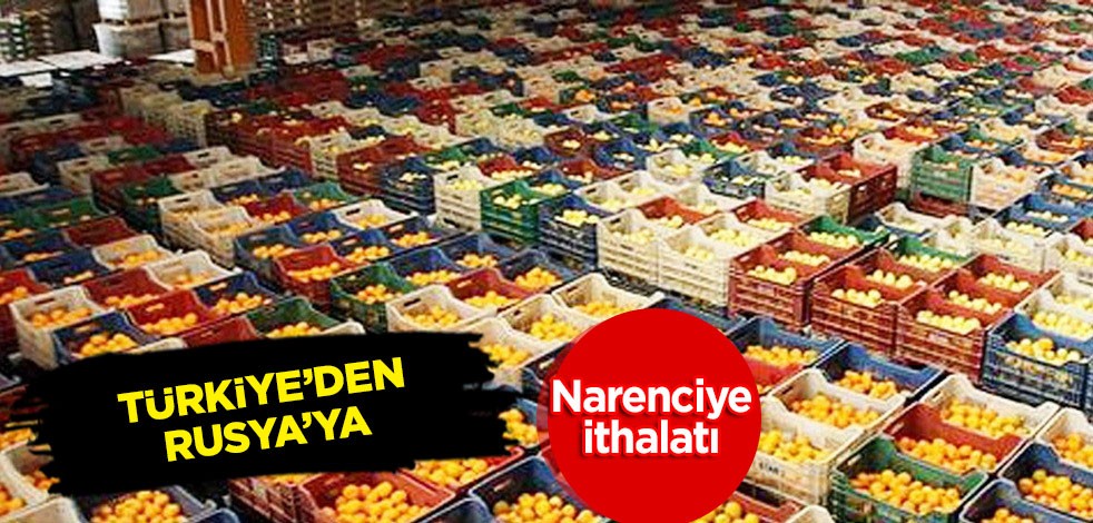Rusya Türkiye'den satın alıyordu: Narenciye ithalatı! Rusya Türkiye'ye duyurdu: Olumsuz bir durum yok, sebebi var