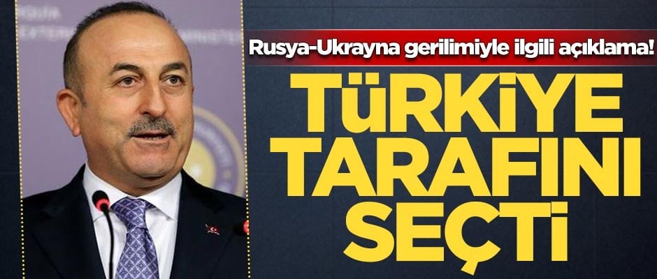 Rusya-Ukrayna geriliminde Türkiye tarafını seçti