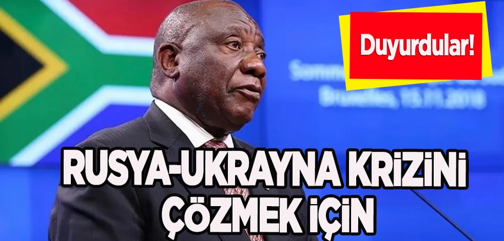 Rusya-Ukrayna krizini çözmek için büyük hamle! Afrikalı liderler devreye giriyor! Çağrı yaptılar
