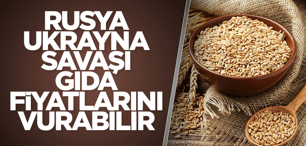 Rusya-Ukrayna savaşı gıda fiyatlarını vurabilir