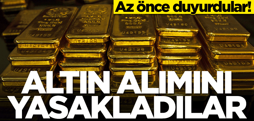 Rusya-Ukrayna savaşı sürerken şok karar! Altın alımı yasaklandı