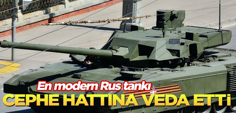 Rusya-Ukrayna savaşında mücadele etmeyecek! Rus tankı T-14 Armata veda etti!