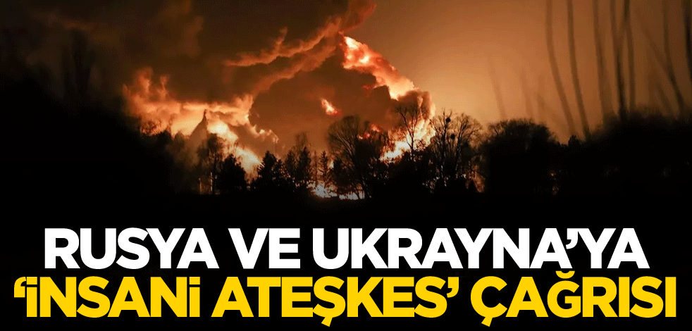 Rusya ve Ukrayna'ya 'insani ateşkes' çağrısı