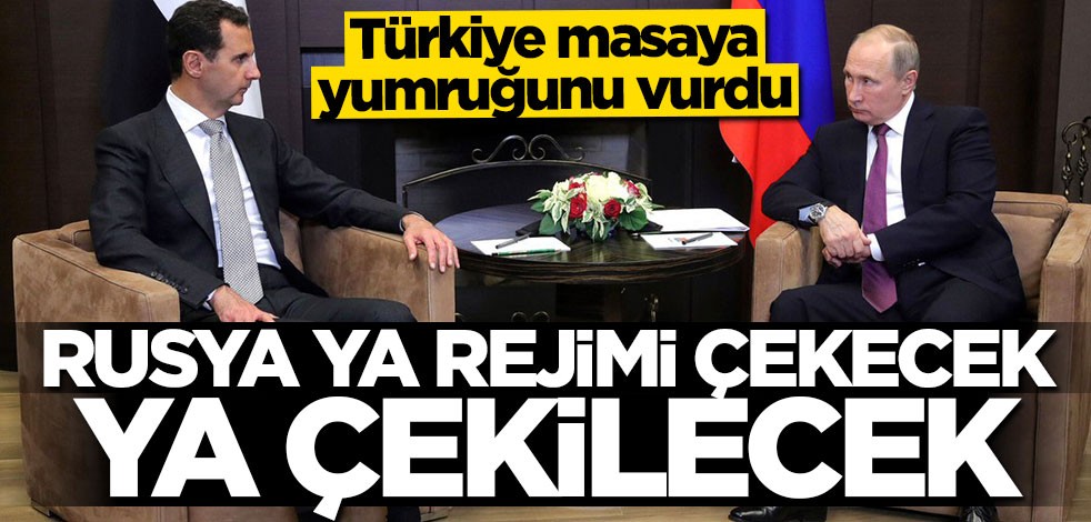 "Rusya ya rejimi çekecek ya çekilecek"