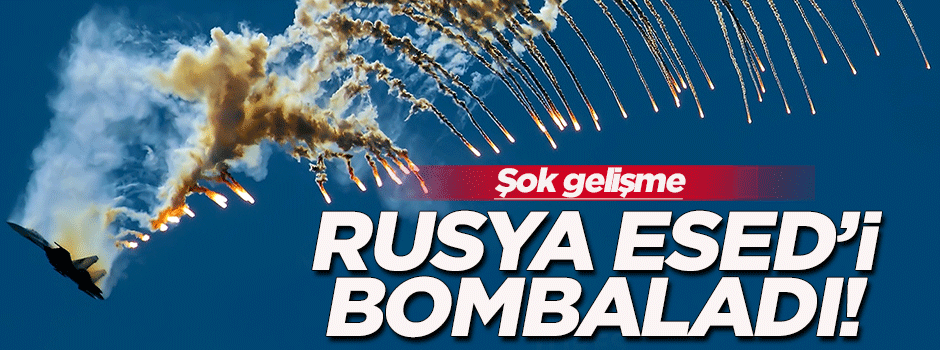 Rusya yanlışlıkla Esad'ı bombaladı