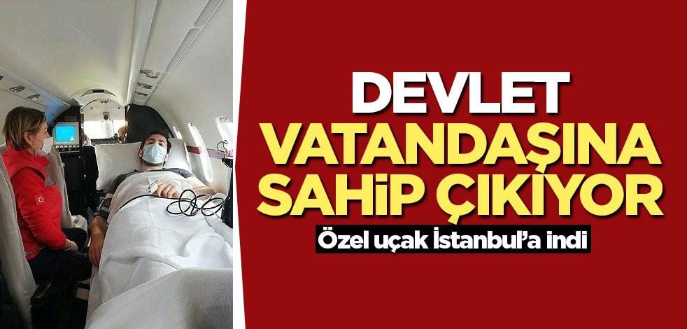 Rusya'da hastalanan Türk genci İstanbul'a getirildi