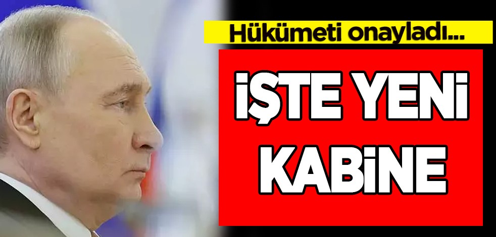 Resmen göreve başladılar: Bakanı neden görevden aldı? İşte Putin'in yeni kabinesi, paylaşıp noktayı koydu