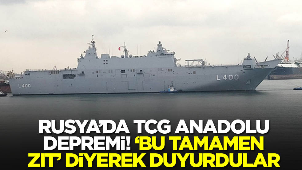 Rusya'da TCG Anadolu depremi: Bu tamamen zıt