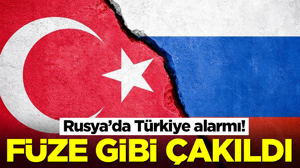 Rusya'da Türkiye alarmı: Füze gibi çakıldı