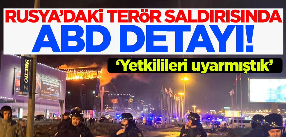 Rusya'daki terör saldırısında ABD detayı!