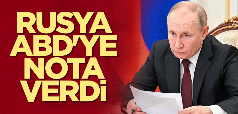 Rusya'dan ABD'ye nota