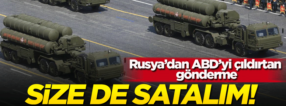 Rusya'dan ABD'yi çıldırtacak gönderme!