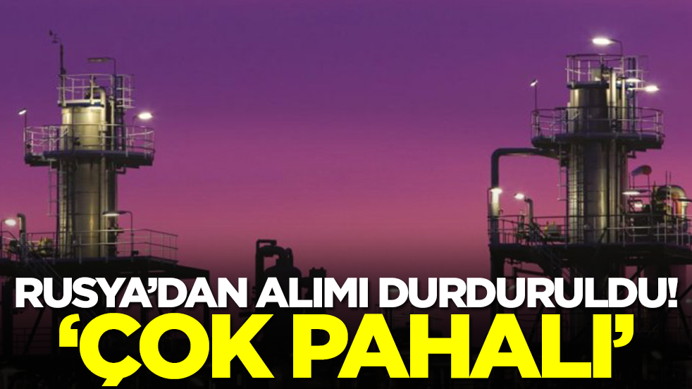 Rusya'dan alımı durduruldu: Çok pahalı