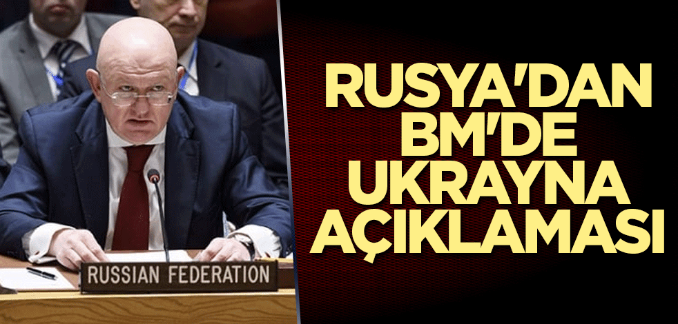 Rusya'dan BM'de Ukrayna açıklaması