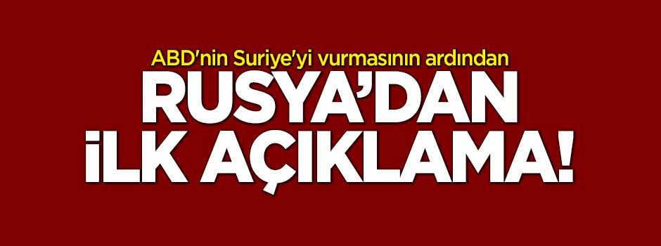 Rusya'dan flaş Suriye operasyonu açıklaması!