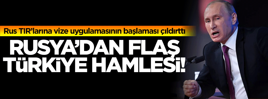 Rusya'dan flaş Türkiye hamlesi!