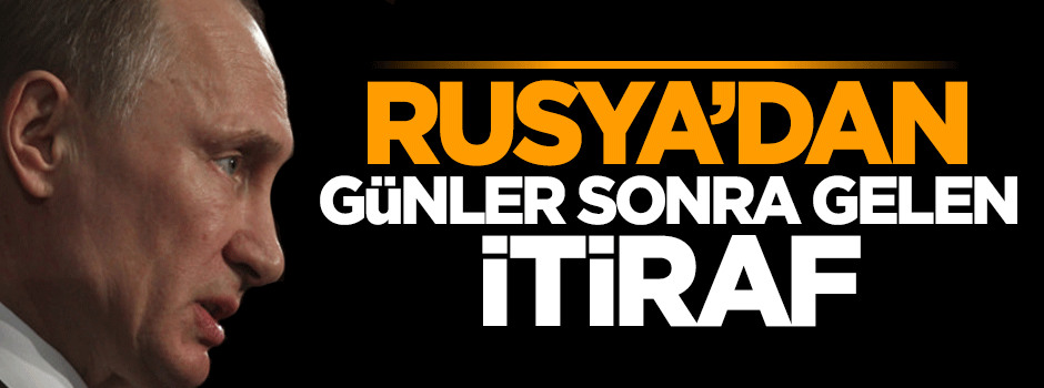 Rusya'dan günler sonra gelen doğalgaz itirafı