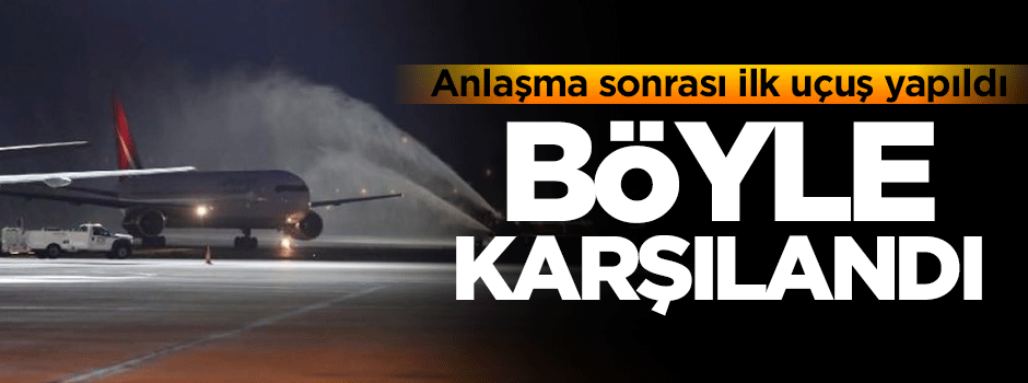 Rusya'dan ilk uçak geldi