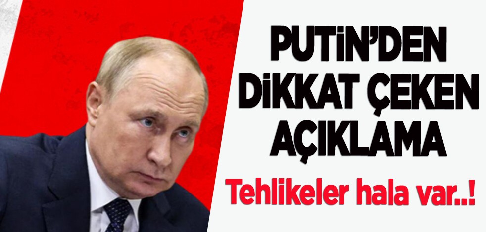 Rusya'dan kötü haberi Devlet Başkanı Putin 'Ekonomimize yönelik dış tehlikeler hala var' diyerek duyurdu!