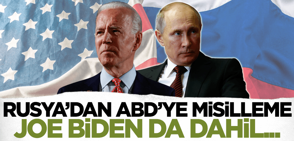 Rusya'dan misilleme! Biden dahil 13 ABD'li diplomata yaptırım